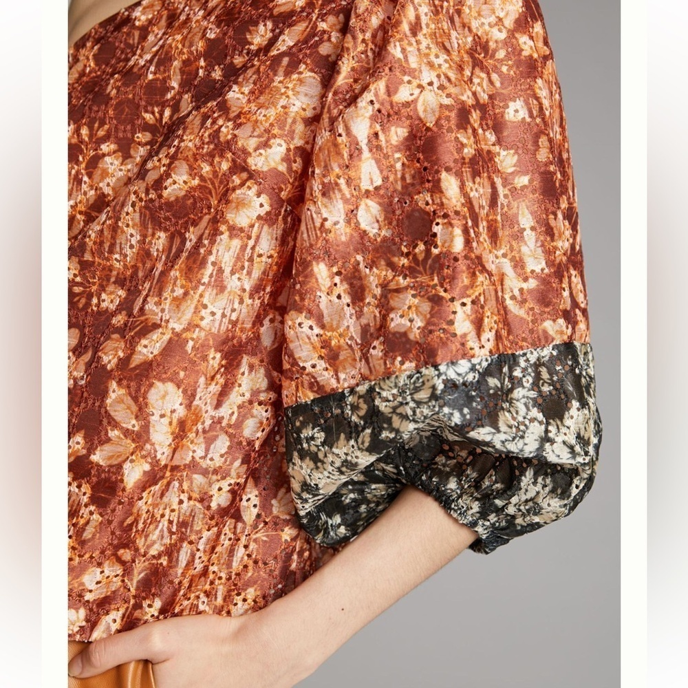ANTHROPOLOGIE X Sachan & Babi | BNWT Eyelet Blouse
